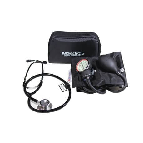KIT BAUMANÓMETRO ANEROIDE CON ESTETOSCOPIO DUPLEX MEDIMETRICS