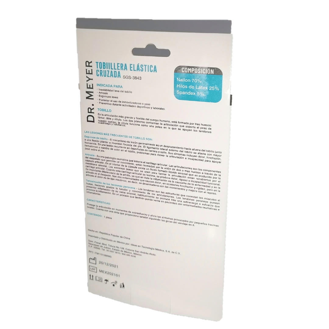 TOBILLERA ELASTICA CRUZADA