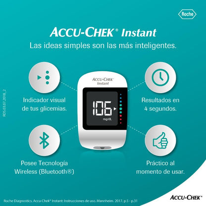 GLUCÓMETRO ACCU-CHEK INSTANT