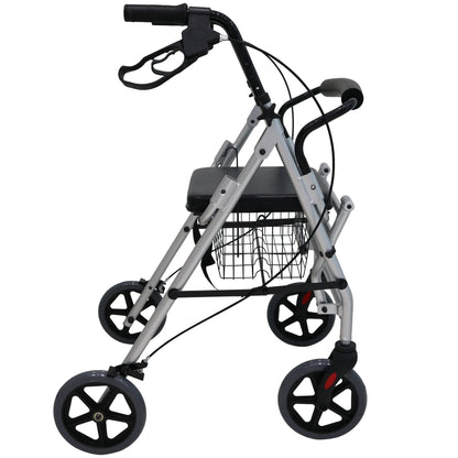 ANDADERA DE LUJO CON ASIENTO RUEDAS Y DESCANSA PIES AN10G/AN10A