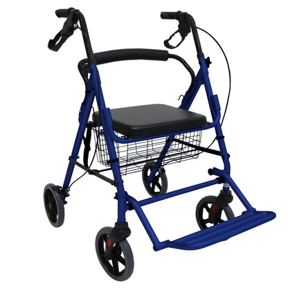 ANDADERA DE LUJO CON ASIENTO RUEDAS Y DESCANSA PIES AN10G/AN10A