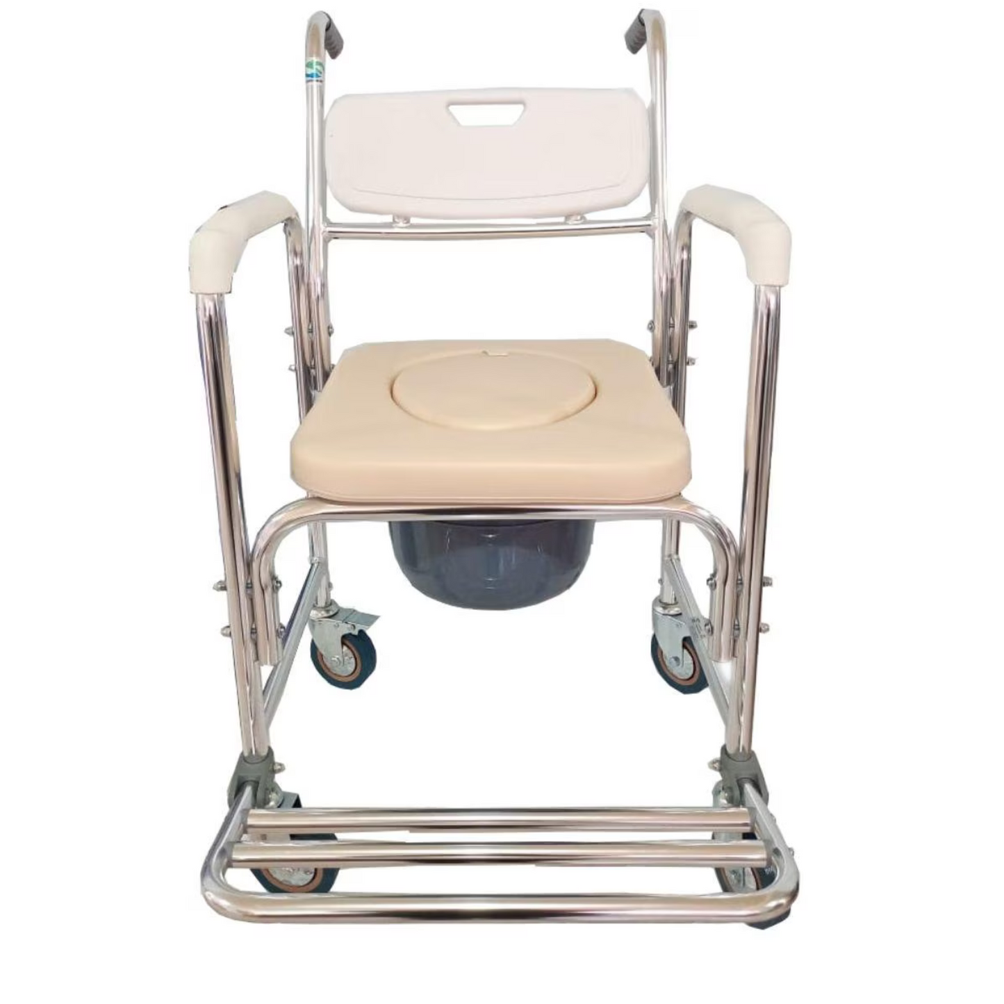 AUXILIAR Y COMODO  DE ALUMINIO PARA DUCHA C/RUEDAS KY697L