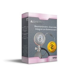 KIT BAUMANÓMETRO ANEROIDE INTEGRAL CON ESTETOSCOPIO MEDIMETRICS
