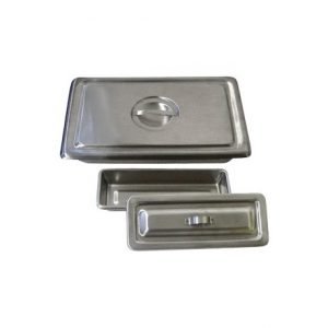 CHAROLA PARA ESTERILIZAR CON TAPA