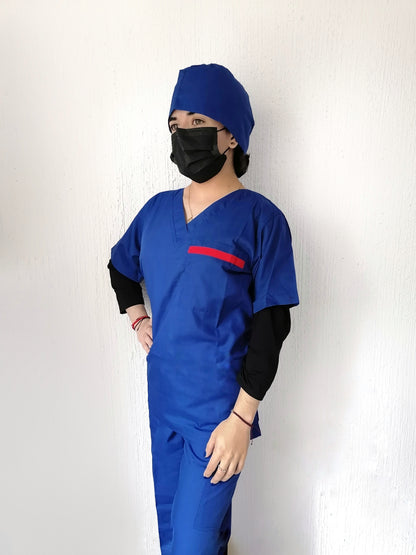 TRAJE DE QUIROFANO DE TELA DAMA