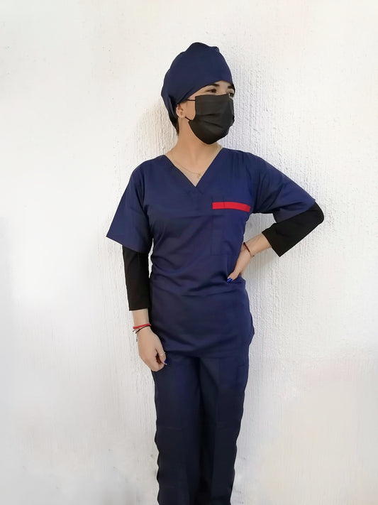 TRAJE DE QUIROFANO DE TELA DAMA