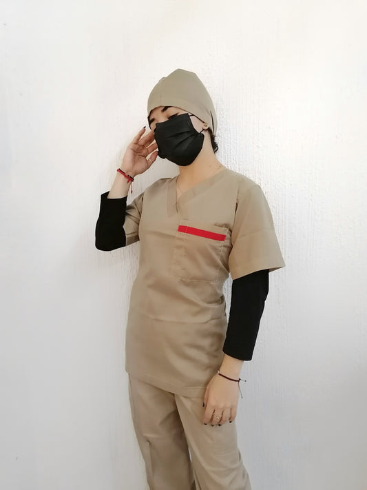 TRAJE DE QUIROFANO DE TELA DAMA