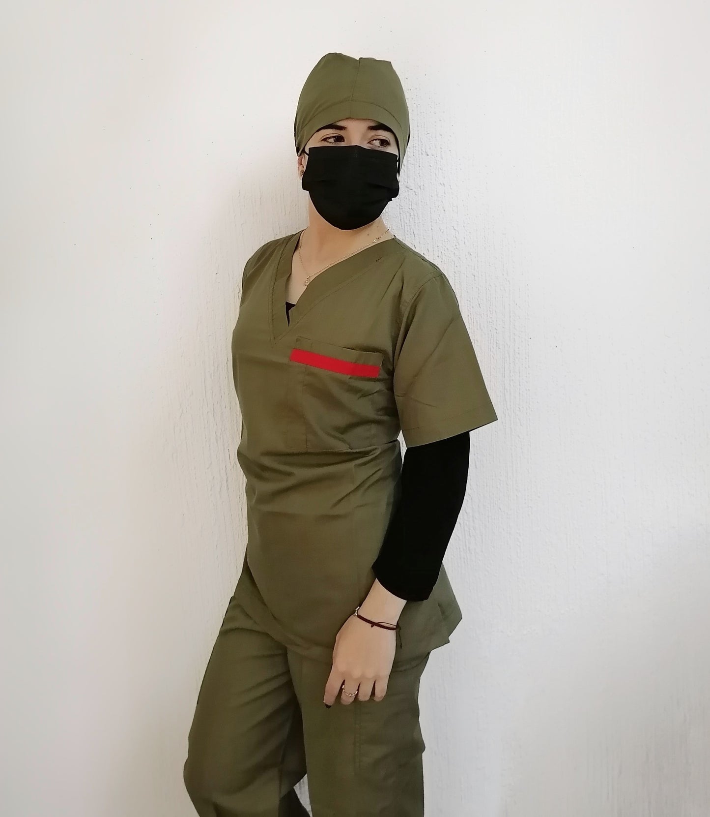 TRAJE DE QUIROFANO DE TELA DAMA