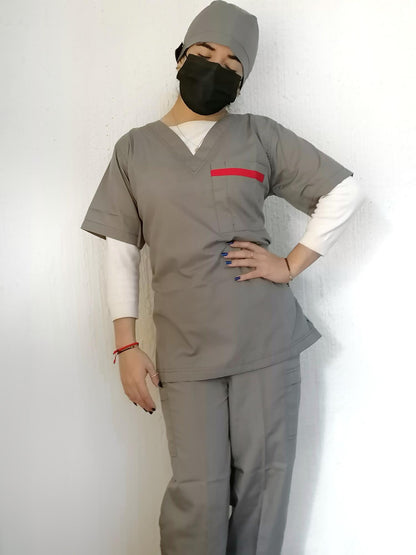 TRAJE DE QUIROFANO DE TELA DAMA
