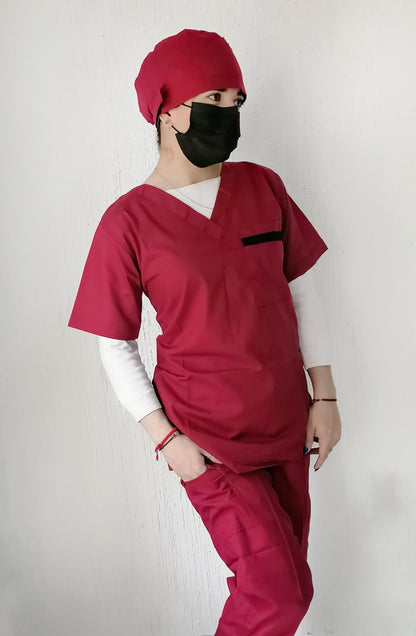 TRAJE DE QUIROFANO DE TELA DAMA