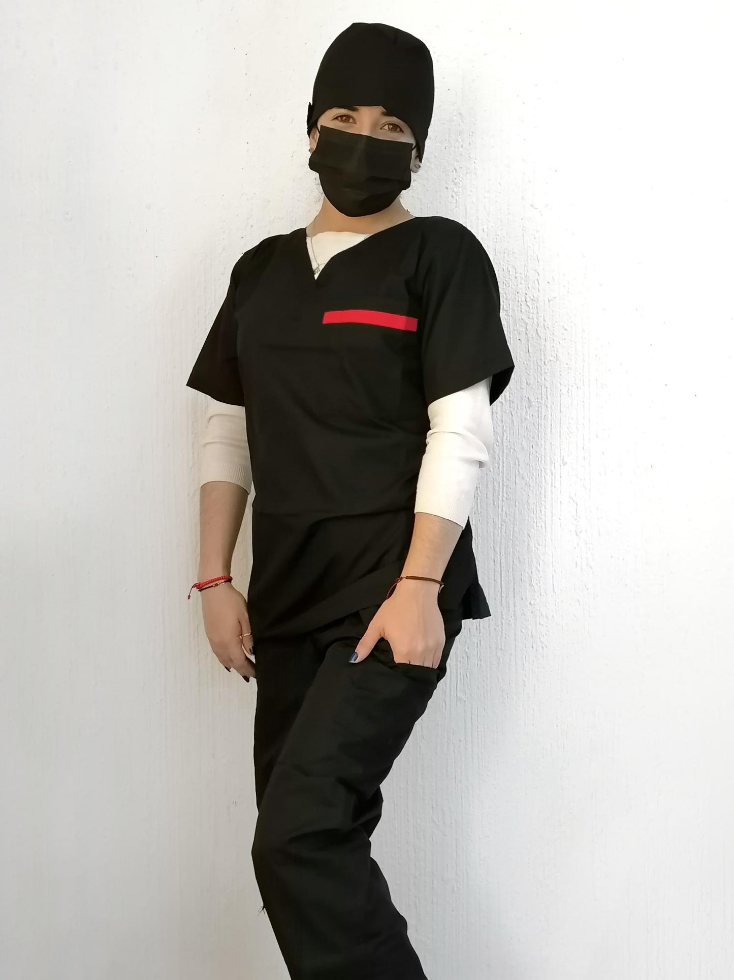 TRAJE DE QUIROFANO DE TELA DAMA