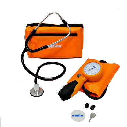 KIT BAUMANOMETRO INTEGRADO CON ESTETOSCOPIO DE LUJO MEDSTAR