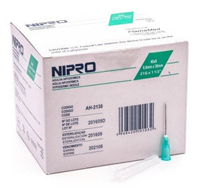 AGUJA HIPODERMICA NIPRO 21X25