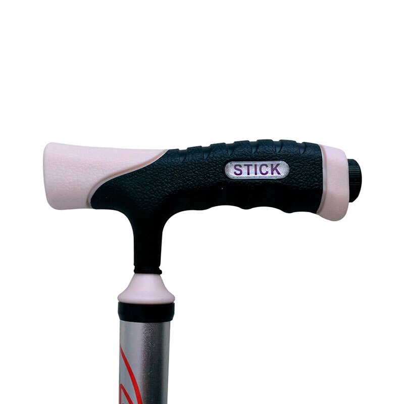 BASTÓN FIJO CON LUZ Y 4 APOYOS