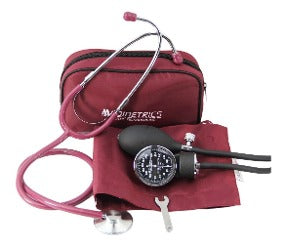 KIT BAUMANÓMETRO ANEROIDE BASICO CON ESTETOSCOPIO SIMPLE MEDIMETRICS