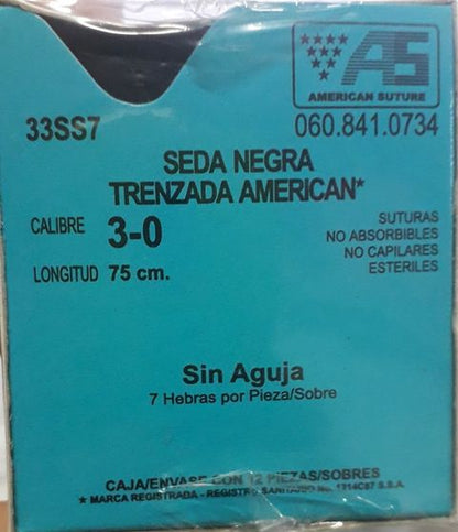 SEDA NEGRA TRENZADA