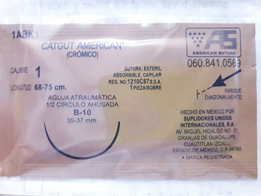 SUTURA CATGUT CRÓMICO