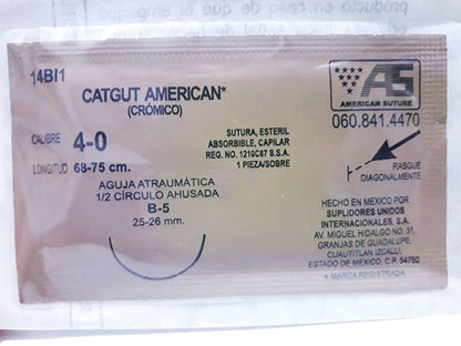 SUTURA CATGUT CRÓMICO