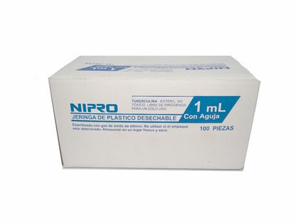 JERINGA 1ML NIPRO TUBERCULINA
