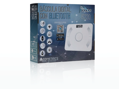 BÁSCULA DIGITAL CON BLUETOOTH IS220