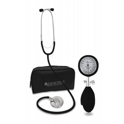 KIT BAUMANÓMETRO ANEROIDE INTEGRAL CON ESTETOSCOPIO MEDIMETRICS