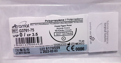 SUTURA MONOFILAMENTO DE POLIPROPILENO