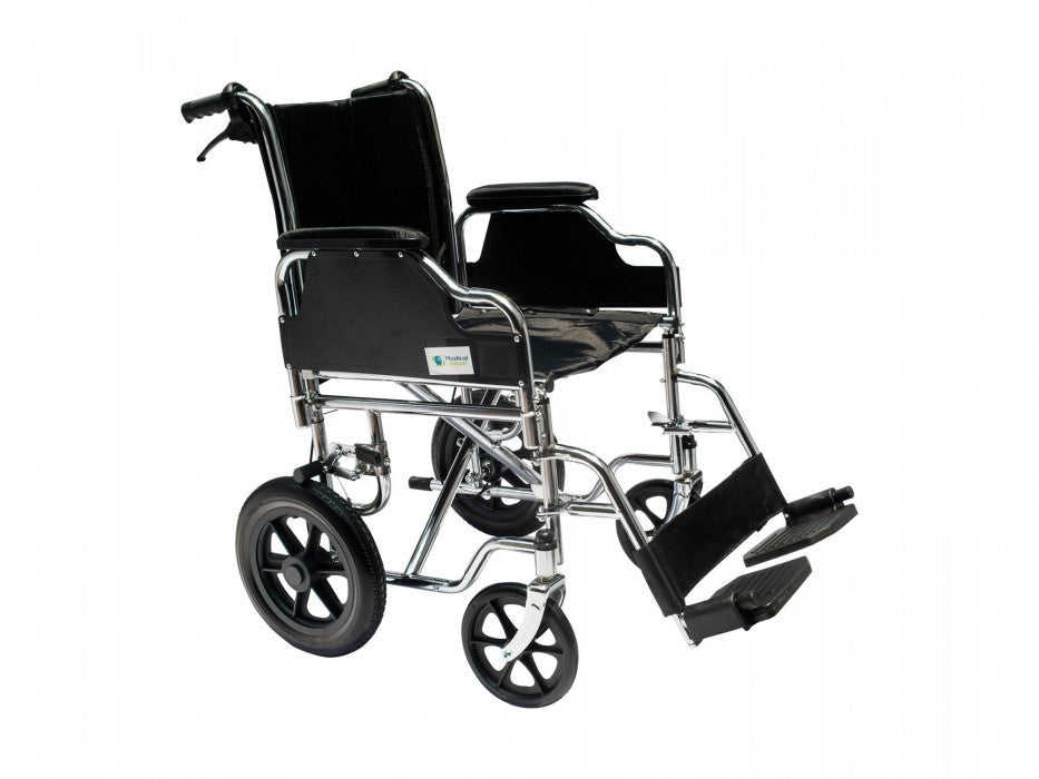 SILLA DE TRASLADO CON FRENOS MANUALES