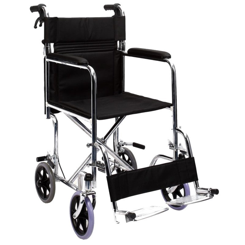 SILLA DE RUEDAS DE TRASLADO ESMALTADA