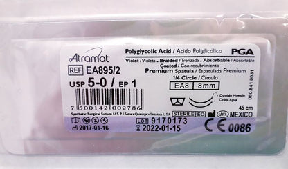 PIEZAS SUTURA POLIMERO DE ÁCIDO GLICÓLICO