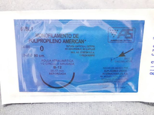 SUTURA MONOFILAMENTO DE POLIPROPILENO