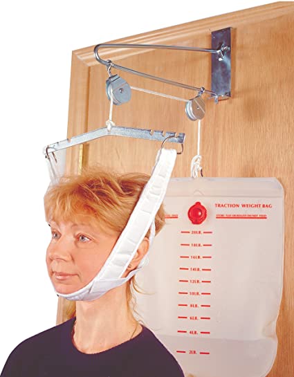 EQUIPO PARA TRACCIÓN CERVICAL DESDE LA PUERTA